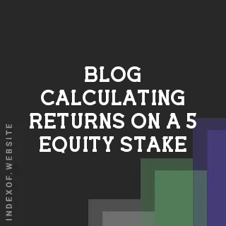 Calculating Returns on a 5% Equity Stake: A Personal Finance Guide | Logo - Indexof